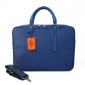 Replica AAA Hermes Mens Briefcase Canvas & Leather H1702D Blue Tl1720of41
