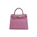 Replica Cheap Hermes Kelly 32cm Shoulder Bag Pink Saffiano Leather K32 Gold Tl1802Mq48