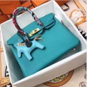 Replica Hermes Birkin 30CM Original Leather Tote Bag 1788 Blue Tl896KG80