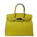 Replica Hermes Birkin 35CM 30CM Tote Bag Lizard Leather H35H30 Yellow Tl1331Sf59