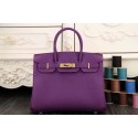 Replica Hermes Birkin 35CM 30CM Tote Bag Original Leather HB35O Purple Tl1269Ye83