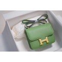 Replica Hermes Constance Bag Togo Leather H9999 green Tl540SV68