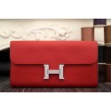 Replica Hermes Constance Long Wallets Original Leather HA909 Burgundy Tl2131ec82