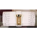 Replica Hermes Croco Leather Clutch H88017 OffWhite Tl1025aG44