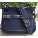 Replica Hermes Jypsiere 31CM Shoulder Bag Calfskin Leather H0880 Royal Tl951sA83