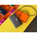 Replica Hermes Original kelly espom leather to go woc Bag H4087 grey Tl531KG80