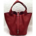 Replica Hermes Picotin Lock 22cm Bags Litchi Leather HPL1048 Red Tl1207it96