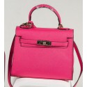 Replica Top Hermes Kelly 25cm Tote Bag Togo Leather K2138 Rose Tl1227Cq58