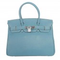 Top Hermes Birkin 30CM Tote Bags Smooth Togo Leather Blue Tl2011yq38