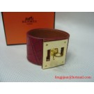 2009 Hermes Red Crocodile Gold Bangle 1171 Tl2866Af99