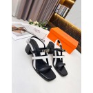 AAA 1:1 Hermes SANDAL 91025-1 Heel 7CM Tl3117yF79