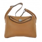 AAA Replica Hermes Lindy 30CM Grainy Leather Shoulder Bag H6207 Wheat Tl1553VB75