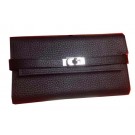 AAAAA Knockoff Hermes Kelly Wallet Togo Leather Bi-Fold Purse HA708W Black Tl2150Pg26