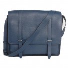 Fake Cheap Hermes Steve 35CM Messenger Bag Clemence Leather Dark Blue Tl1965Kt89