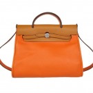 Fashion 2012 New Hermes HerBag 31CM Togo leather Bag H9051 Orange Camel Tl1940Of26