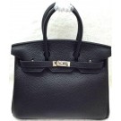 Hermes Birkin 25CM Tote Bag Original Leather H25T Black Tl1176tL32