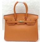 Hermes Birkin 25CM Tote Bag Original Leather H25T Orange Tl1178Ty85