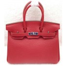 Hermes Birkin 25CM Tote Bag Original Leather H25T Red Tl1175Zr53