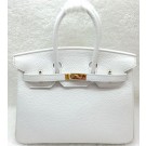 Hermes Birkin 25CM Tote Bag Original Leather H25T White Tl1179Gw67