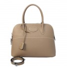 Hermes Bolide 31CM Tote Bags Calf Leather Gray Tl1811rd58