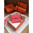 Hermes Clutch Epsom calfskin H0589 rose Tl750KX86