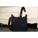 Hermes Evelyne 28cm Messenger Bag Original Leather H1188 Black Tl1308PC54
