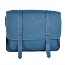 Hermes Steve 32CM Mens Bag Clemence Blue Tl1969HB29