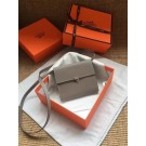 Imitation Hermes Clutch Epsom calfskin H0589 grey Tl753Tm92