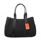 Knockoff Hermes Tote Bag Canvas & Leather H1035 Black Tl1711NL80