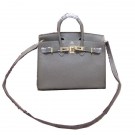 Luxury Hermes Birkin 25CM Tote Bag Original Leather H25 Dark Grey Tl1319kp43