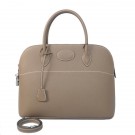 Replica Hermes Bolide 37CM Tote Bags Calf Leather Gray Tl1766ec82