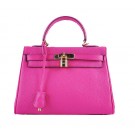 Replica Hermes Kelly 28cm Shoulder Bags Peach Grainy Leather Gold Tl1563EO56