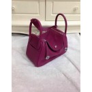 Replica Hermes Lindy 30CM Original Leather Shoulder Bag HLD30 Purple Tl1238Vi77