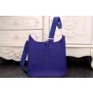 Replica High Quality Hermes Evelyne 28cm Messenger Bag Original Leather H1188 Royal Tl1311Jh90