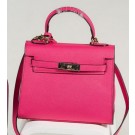 Replica Top Hermes Kelly 25cm Tote Bag Togo Leather K2138 Rose Tl1227Cq58
