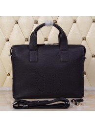 AAA 1:1 Hermes Briefcase Original Grainy Leather H8813T Black Tl1292yF79