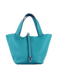 AAA Replica Hermes Picotin Lock MM Bags Clemence Leather H8616 Green Tl1407cf50