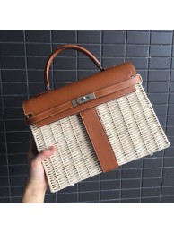 Best Hermes Kelly 35CM KL35 brown Tl682kr25