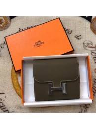 Cheap Hermes Constance Wallets espom leather H2297 grey Wallets Tl2042sZ66