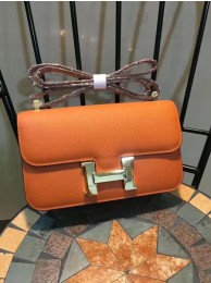 Fake Hermes Constance Bag Calfskin Leather H9978 Orange Tl935ny77