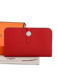 Fake Hermes Dogon Combined Wallet A508 Red Tl2275kw88