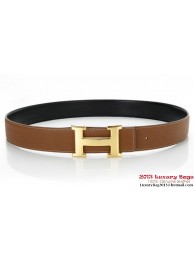 Hermes 50mm Original Calf Leather Belt HB116-6 Tl3839nQ90