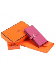 Hermes Bearn Japonaise Bi-Fold A208 Roseo Tl2340vK93