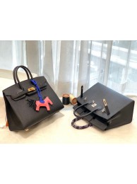 Hermes Birkin 25CM Epsom Bag Original Leather H25E Black Tl438cP15
