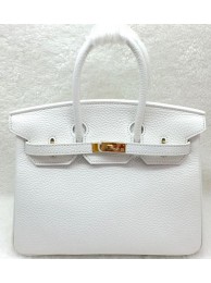Hermes Birkin 25CM Tote Bag Original Leather H25T White Tl1179Gw67