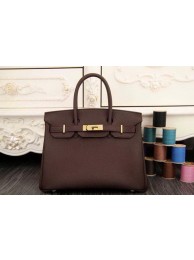 Hermes Birkin 35CM 30CM Tote Bag Original Leather HB35O Brown Tl1282Ym74