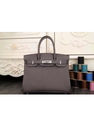 Hermes Birkin 35CM 30CM Tote Bag Original Leather HB35O Gray Tl1278SS41