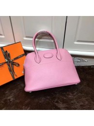 Hermes Bolide 31CM Calfskin Leather Tote Bag B3302 Pink Tl924Hn31