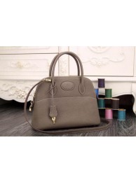 Hermes Bolide 31CM Original Leather Tote Bag Grey Tl1262Zw99