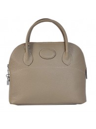 Hermes Bolide 31CM Tote Bags Clemence H1031 Grey Tl1993Tk78